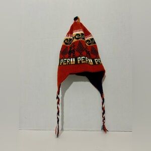 Reversible Peruvian Chullo Hat-Handmade Knit Andean Winter Beanie with Earflaps